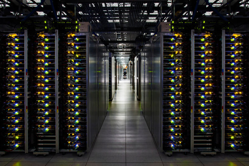 google data center server room county georgia