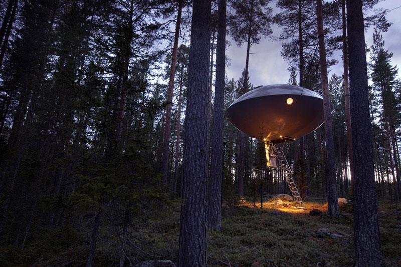 hotel pohon swedia ufo room 4