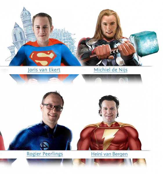 superheroes team company