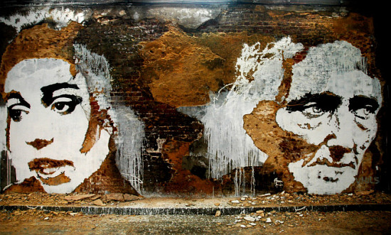 Alexandre Farto 01 - Seni Mengukir Wajah di Tembok