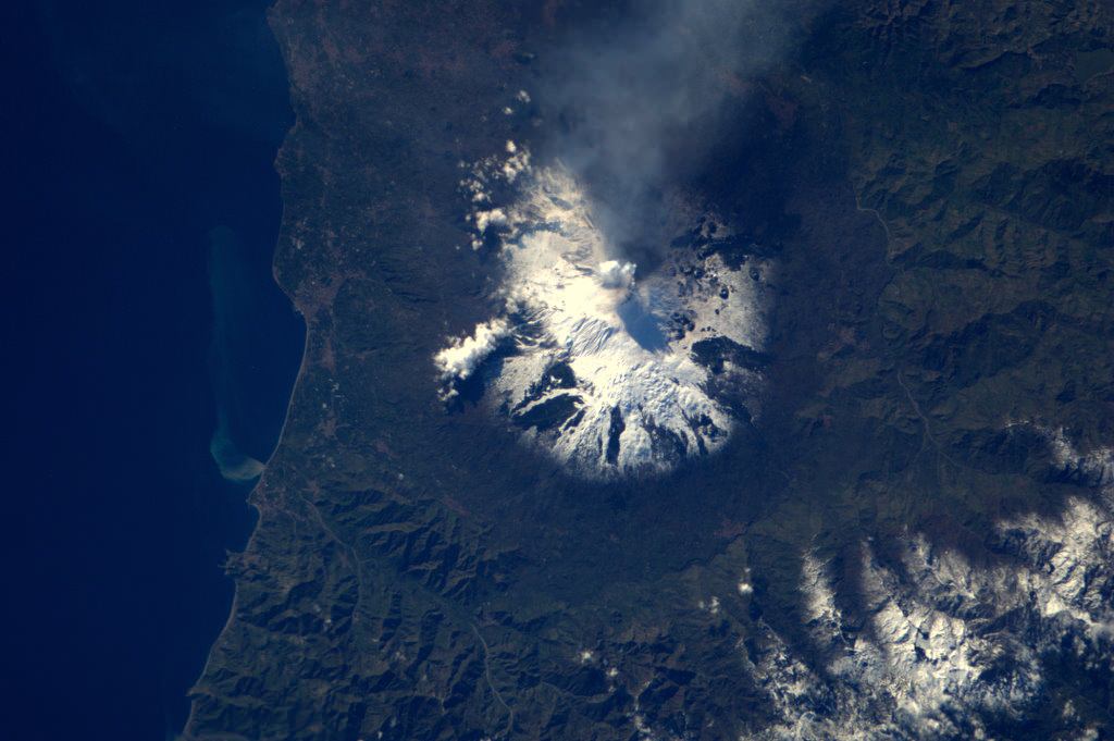 An Active Mount Etna from Space