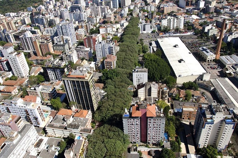 Rua Goncalo de Carvalho Aerial View
