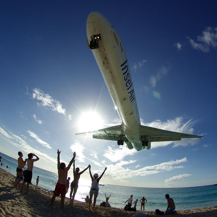 Sint Maarten Airplane Insel2