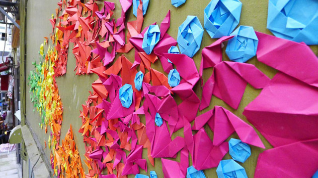 Origami Street Art Mademoiselle Maurice 03