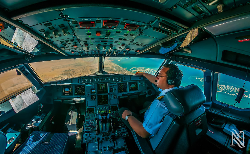 Karim HDR Cockpit Blue Pilot