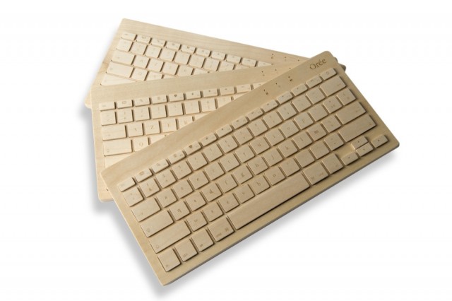 Wooden keyboard