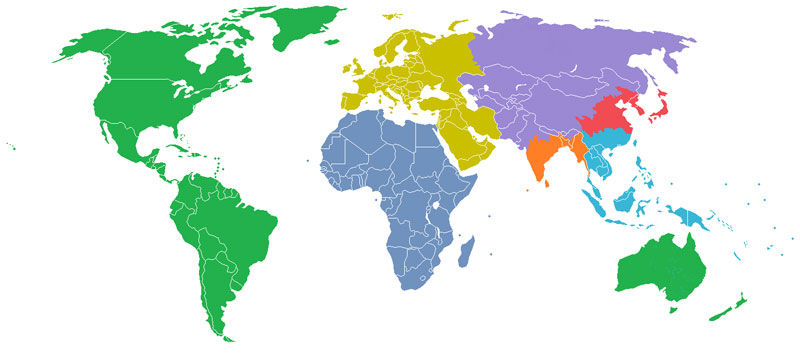peta dunia populasi manusia